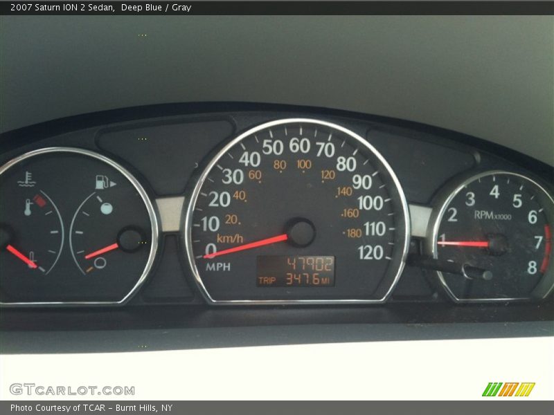 Deep Blue / Gray 2007 Saturn ION 2 Sedan