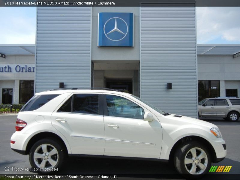 Arctic White / Cashmere 2010 Mercedes-Benz ML 350 4Matic