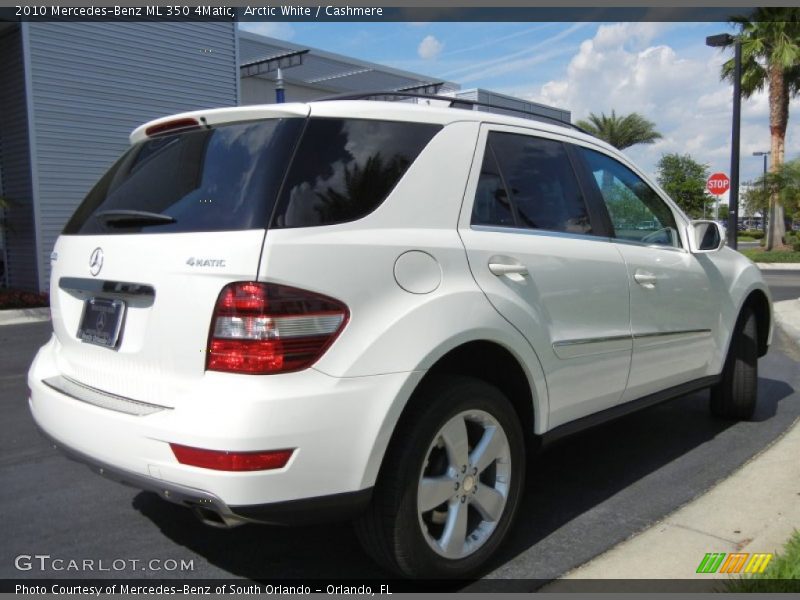 Arctic White / Cashmere 2010 Mercedes-Benz ML 350 4Matic