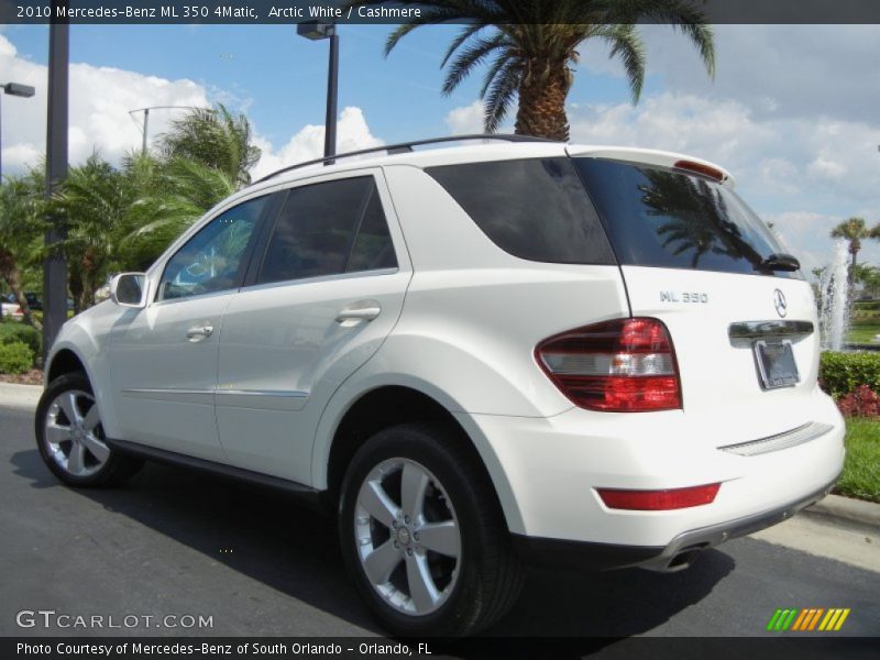 Arctic White / Cashmere 2010 Mercedes-Benz ML 350 4Matic