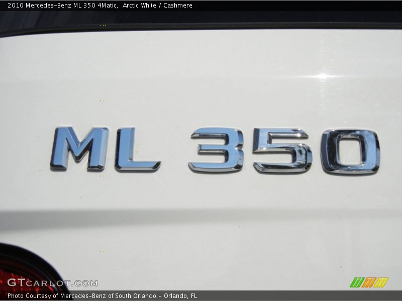 Arctic White / Cashmere 2010 Mercedes-Benz ML 350 4Matic