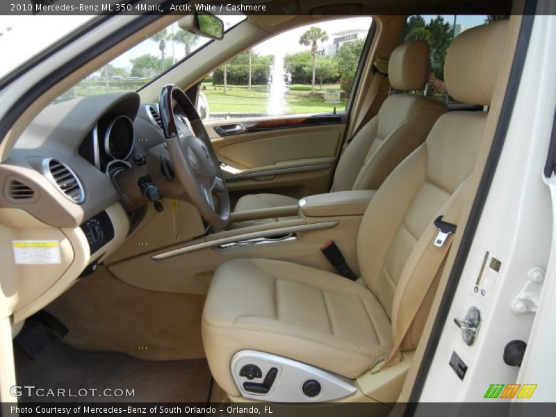 Arctic White / Cashmere 2010 Mercedes-Benz ML 350 4Matic
