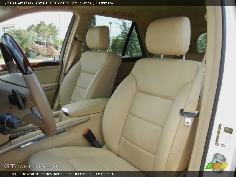 Arctic White / Cashmere 2010 Mercedes-Benz ML 350 4Matic