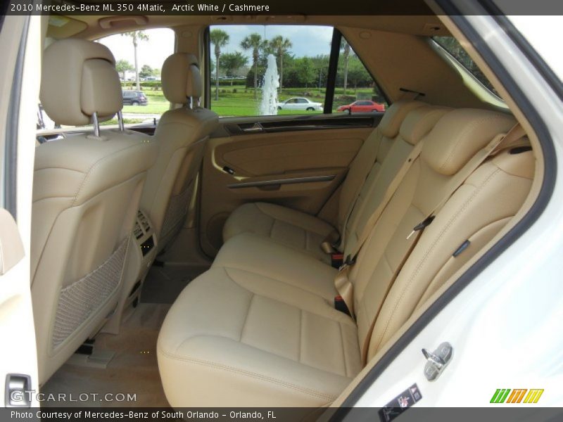 Arctic White / Cashmere 2010 Mercedes-Benz ML 350 4Matic