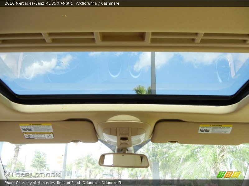 Arctic White / Cashmere 2010 Mercedes-Benz ML 350 4Matic