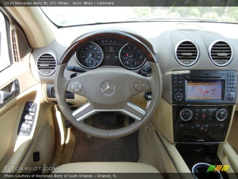 Arctic White / Cashmere 2010 Mercedes-Benz ML 350 4Matic