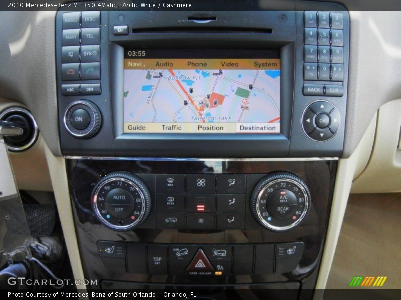 Arctic White / Cashmere 2010 Mercedes-Benz ML 350 4Matic
