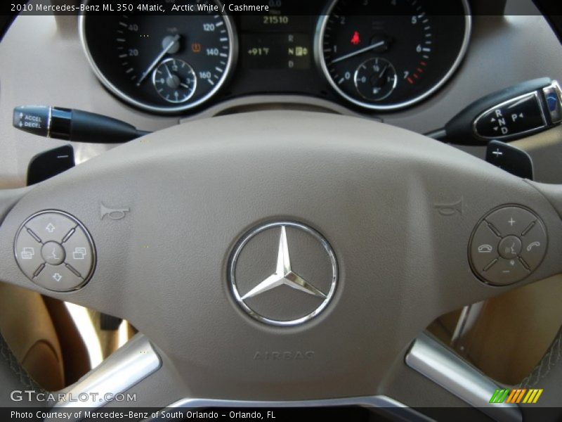Arctic White / Cashmere 2010 Mercedes-Benz ML 350 4Matic