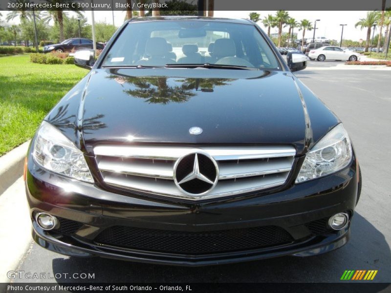 Black / Grey/Black 2009 Mercedes-Benz C 300 Luxury