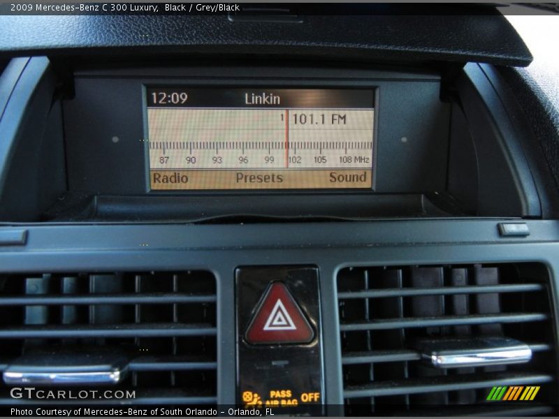 Black / Grey/Black 2009 Mercedes-Benz C 300 Luxury