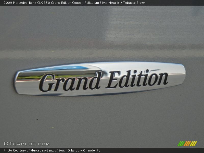 Grand Edition Badge - 2009 Mercedes-Benz CLK 350 Grand Edition Coupe