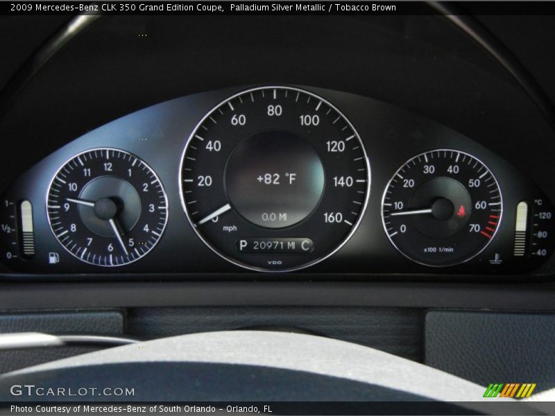  2009 CLK 350 Grand Edition Coupe 350 Grand Edition Coupe Gauges