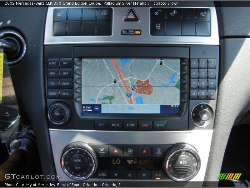 Navigation of 2009 CLK 350 Grand Edition Coupe