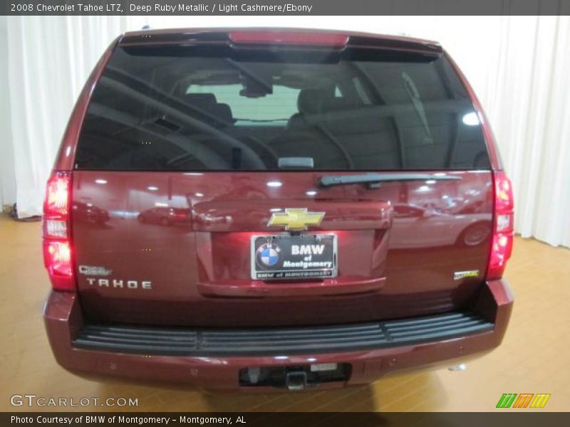Deep Ruby Metallic / Light Cashmere/Ebony 2008 Chevrolet Tahoe LTZ