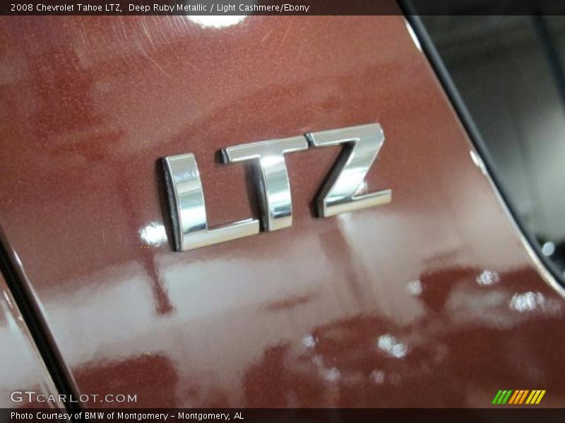 Deep Ruby Metallic / Light Cashmere/Ebony 2008 Chevrolet Tahoe LTZ