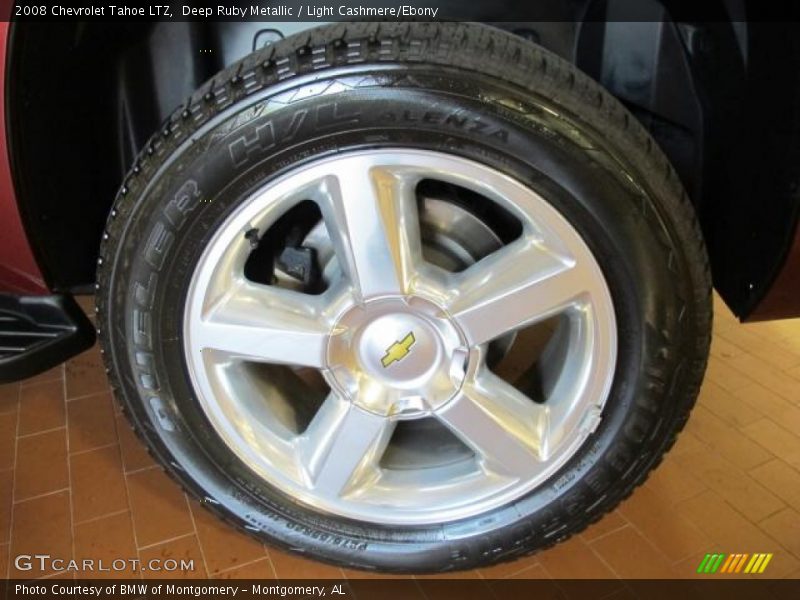 Deep Ruby Metallic / Light Cashmere/Ebony 2008 Chevrolet Tahoe LTZ