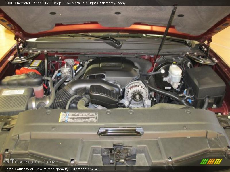 Deep Ruby Metallic / Light Cashmere/Ebony 2008 Chevrolet Tahoe LTZ