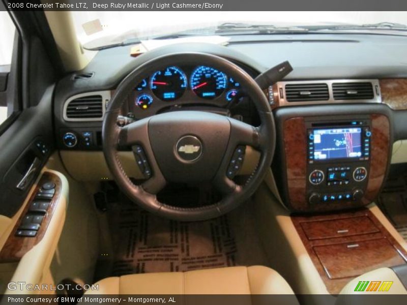 Deep Ruby Metallic / Light Cashmere/Ebony 2008 Chevrolet Tahoe LTZ
