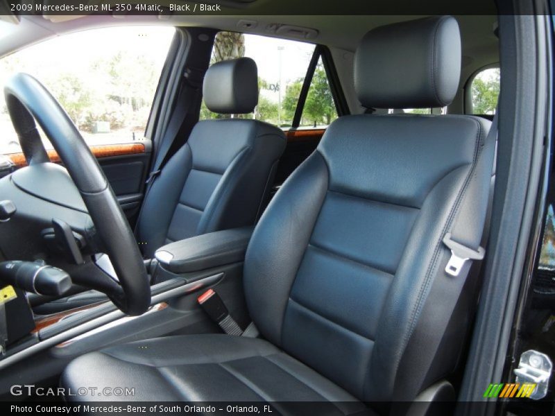 Black / Black 2009 Mercedes-Benz ML 350 4Matic