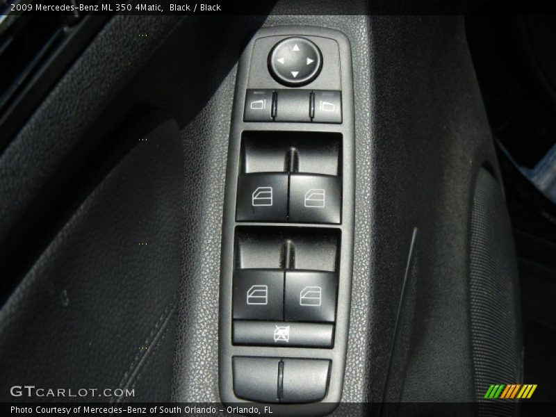 Black / Black 2009 Mercedes-Benz ML 350 4Matic