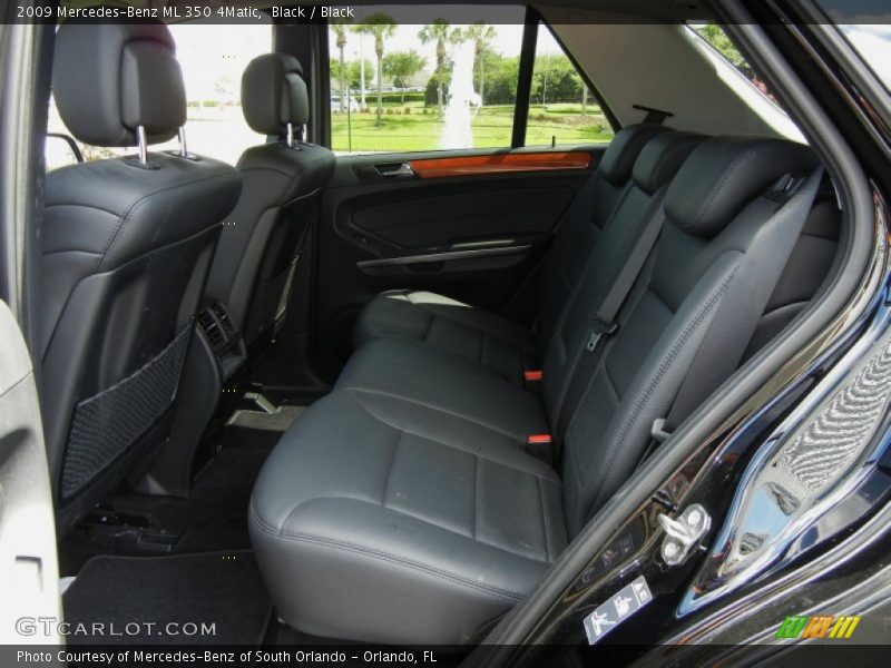 Black / Black 2009 Mercedes-Benz ML 350 4Matic