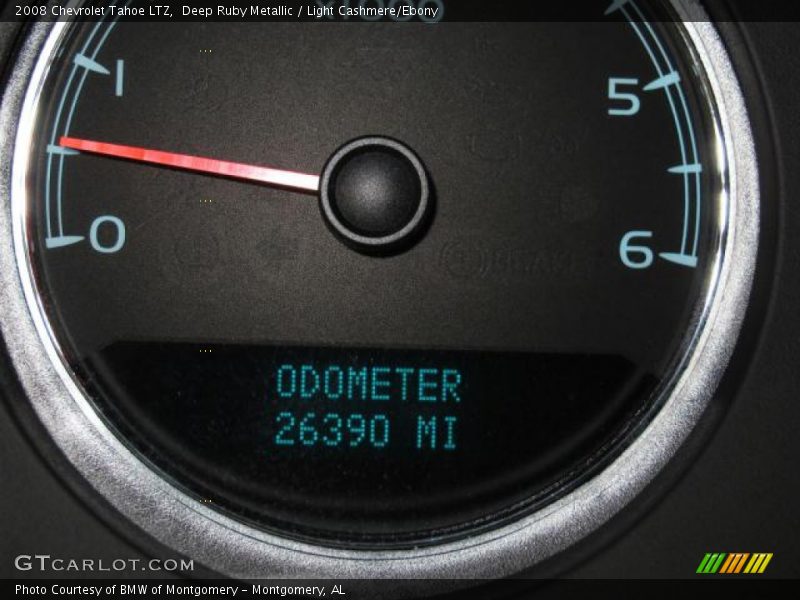 Deep Ruby Metallic / Light Cashmere/Ebony 2008 Chevrolet Tahoe LTZ