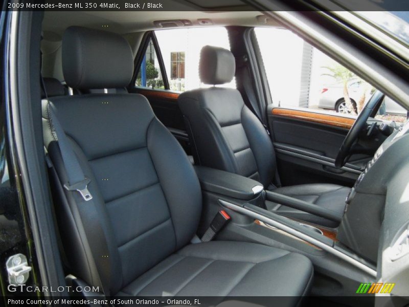 Black / Black 2009 Mercedes-Benz ML 350 4Matic
