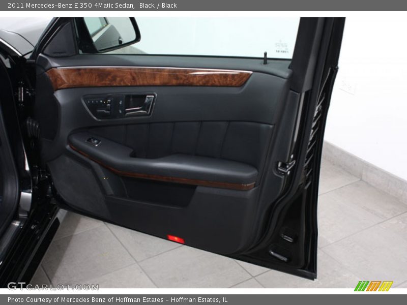 Black / Black 2011 Mercedes-Benz E 350 4Matic Sedan