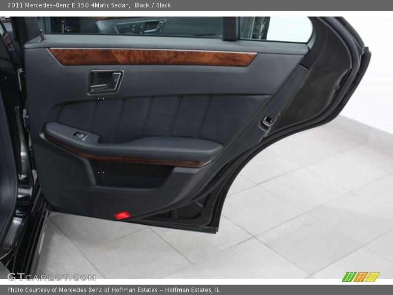 Black / Black 2011 Mercedes-Benz E 350 4Matic Sedan