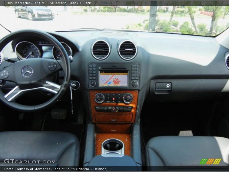 Black / Black 2009 Mercedes-Benz ML 350 4Matic