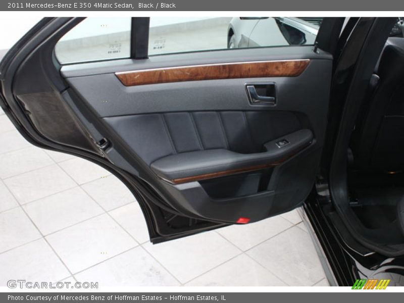 Black / Black 2011 Mercedes-Benz E 350 4Matic Sedan