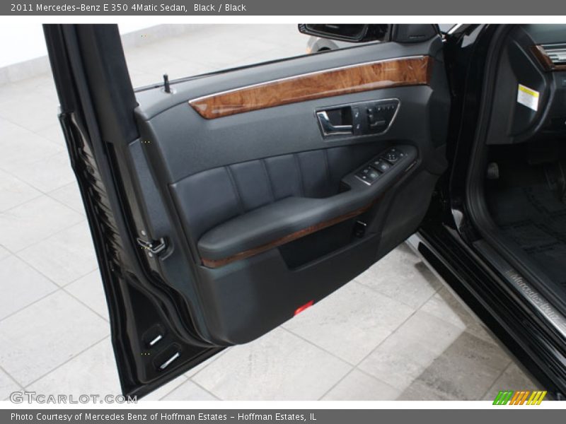 Black / Black 2011 Mercedes-Benz E 350 4Matic Sedan