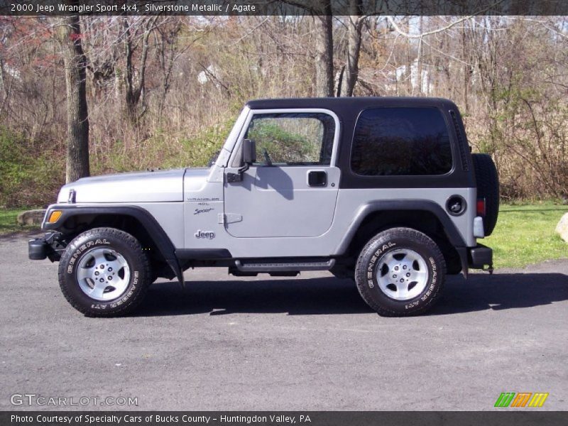  2000 Wrangler Sport 4x4 Silverstone Metallic