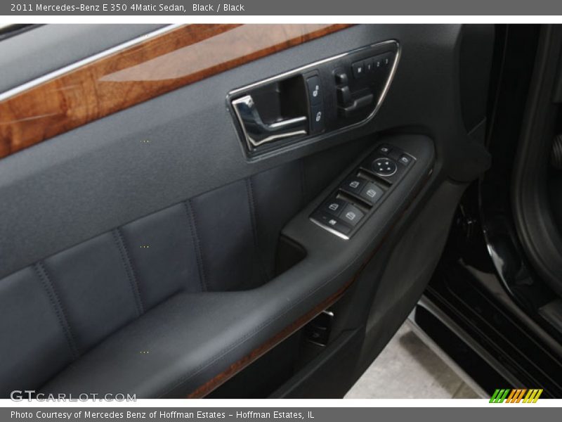 Black / Black 2011 Mercedes-Benz E 350 4Matic Sedan