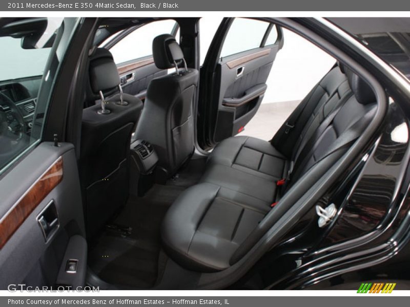 Black / Black 2011 Mercedes-Benz E 350 4Matic Sedan