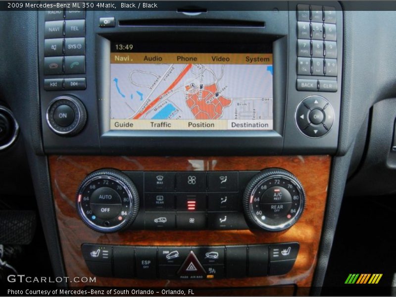 Black / Black 2009 Mercedes-Benz ML 350 4Matic