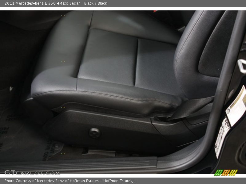 Black / Black 2011 Mercedes-Benz E 350 4Matic Sedan