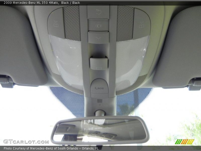 Black / Black 2009 Mercedes-Benz ML 350 4Matic