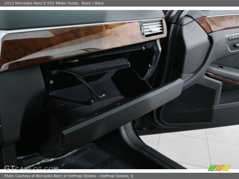 Black / Black 2011 Mercedes-Benz E 350 4Matic Sedan