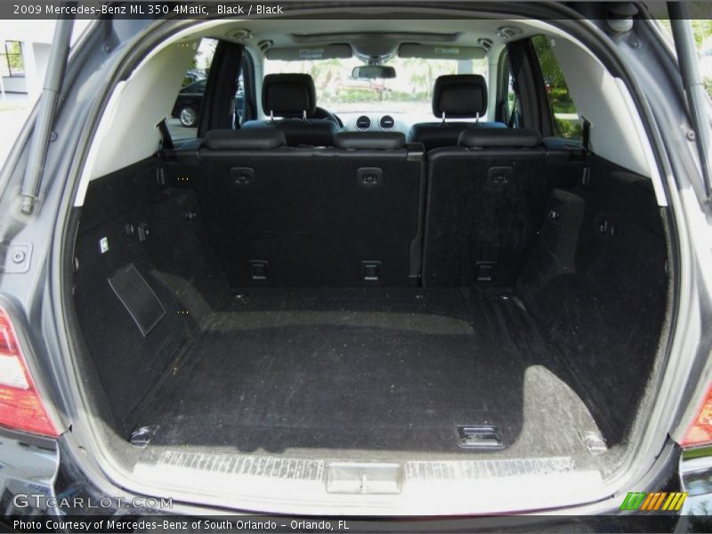 Black / Black 2009 Mercedes-Benz ML 350 4Matic