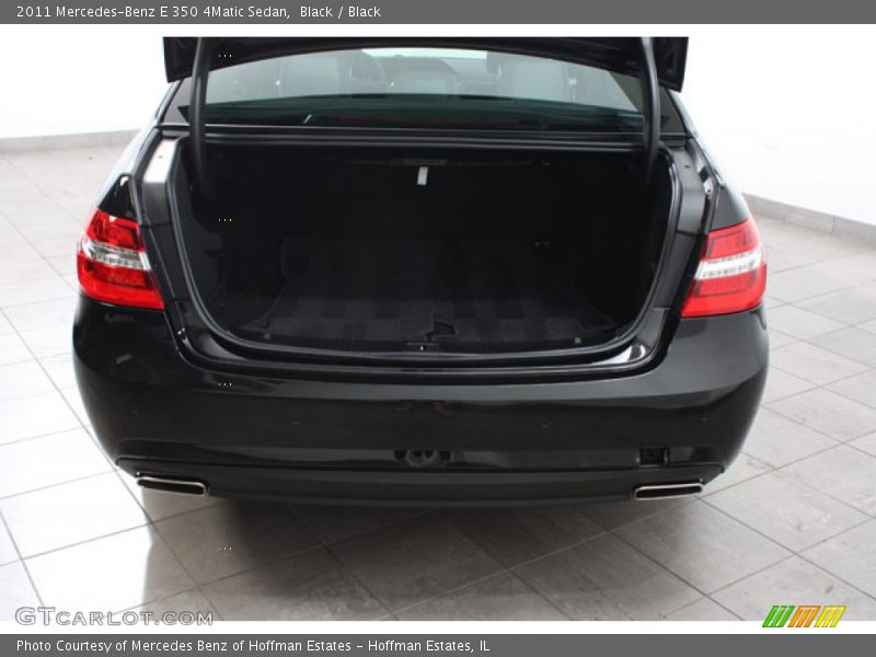 Black / Black 2011 Mercedes-Benz E 350 4Matic Sedan