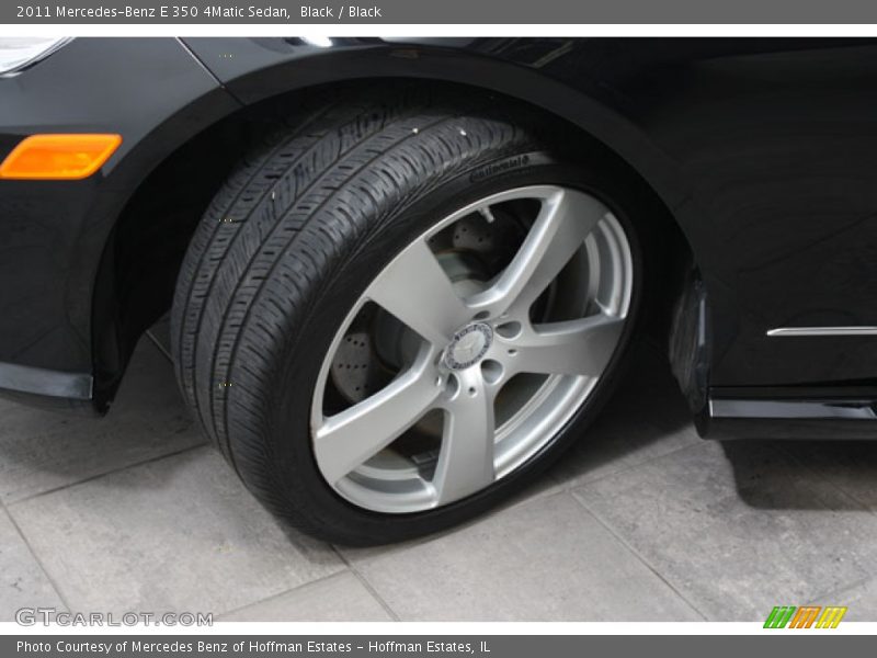 Black / Black 2011 Mercedes-Benz E 350 4Matic Sedan