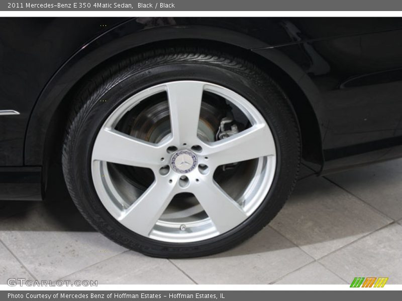 Black / Black 2011 Mercedes-Benz E 350 4Matic Sedan