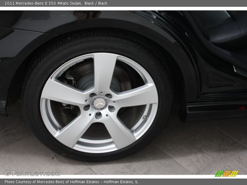 Black / Black 2011 Mercedes-Benz E 350 4Matic Sedan