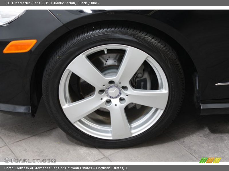 Black / Black 2011 Mercedes-Benz E 350 4Matic Sedan