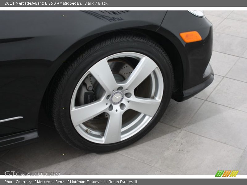 Black / Black 2011 Mercedes-Benz E 350 4Matic Sedan
