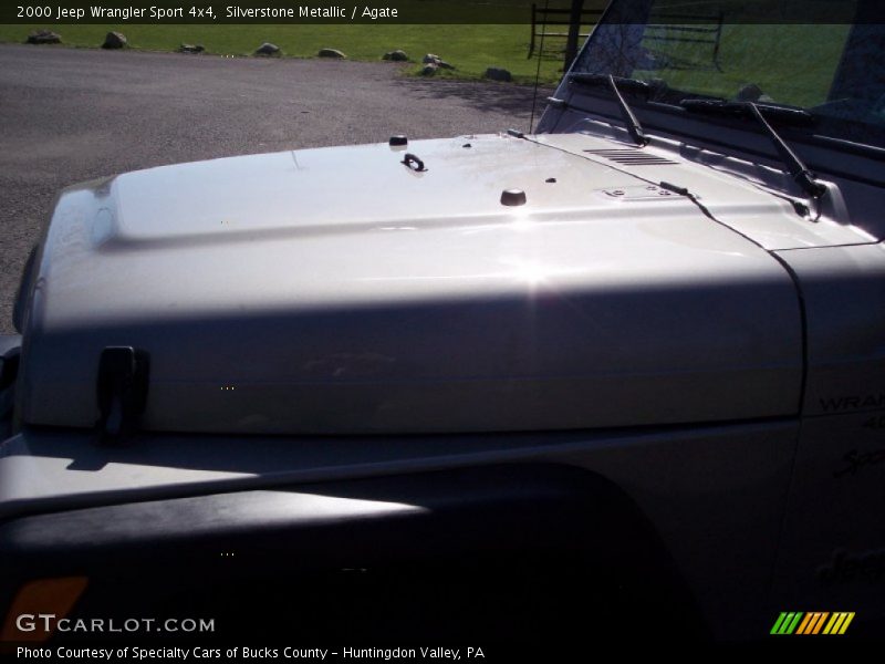 Silverstone Metallic / Agate 2000 Jeep Wrangler Sport 4x4