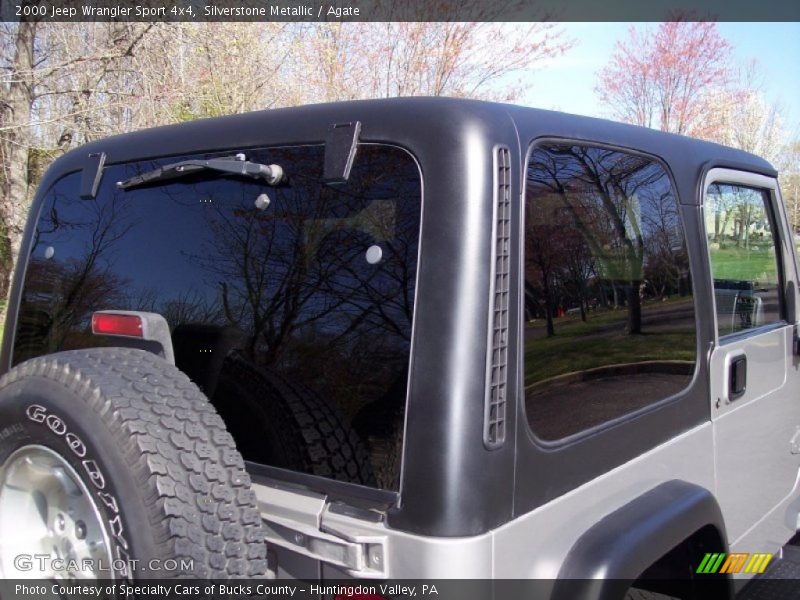 Silverstone Metallic / Agate 2000 Jeep Wrangler Sport 4x4