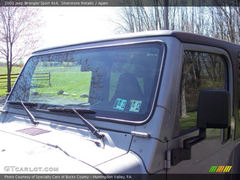 Silverstone Metallic / Agate 2000 Jeep Wrangler Sport 4x4
