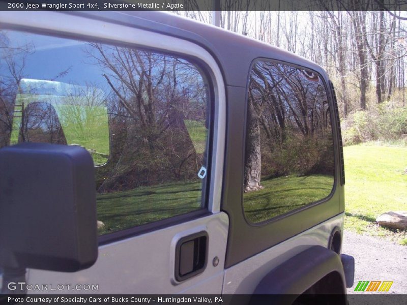 Silverstone Metallic / Agate 2000 Jeep Wrangler Sport 4x4